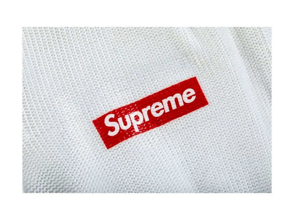 Supreme Box Logo Rubberized Gloves (White)