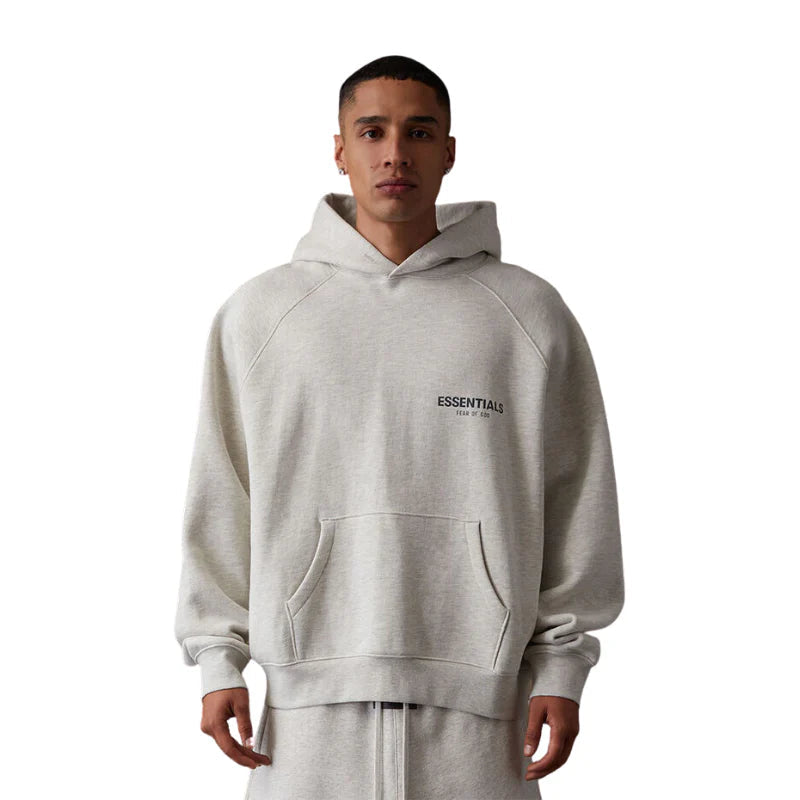 Fear of God Essentials Hoodie "Light Oatmeal" (FW22)