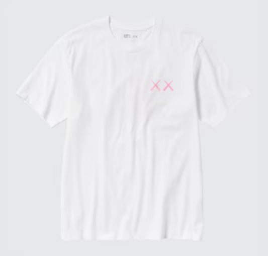 KAWS UT Short-Sleeve Graphic T-Shirt (White/Pink)