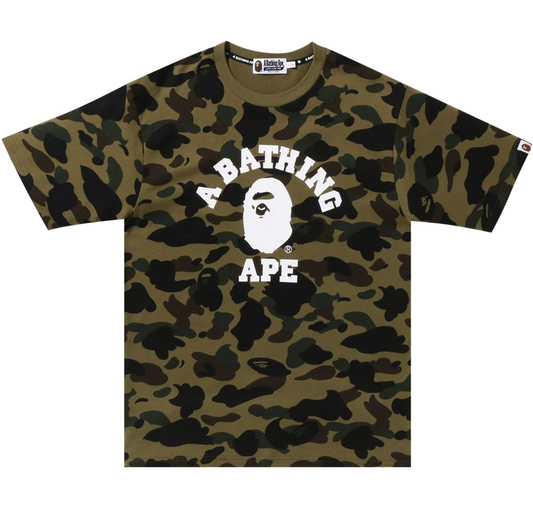 Bape "1st Camo College" Tee (SS21) (Green)