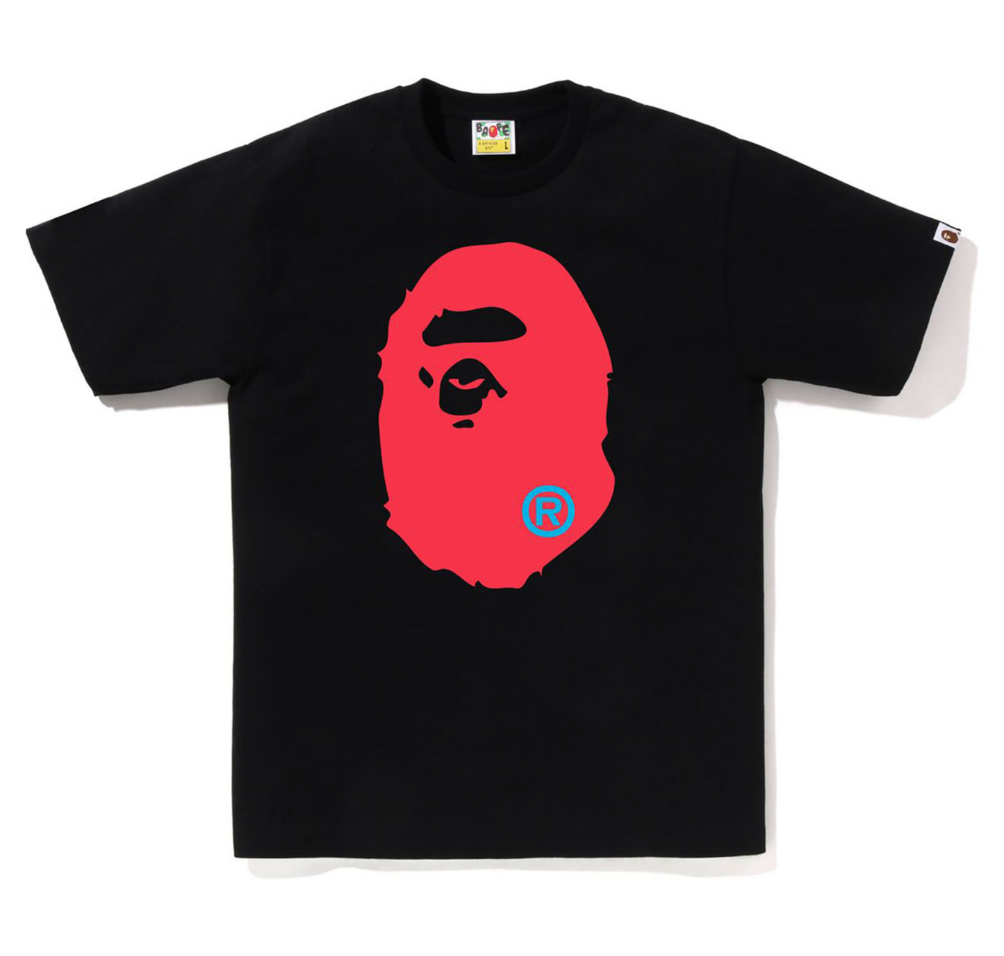 Bape "Colors Big Ape Head" Tee (SS23) (Black)