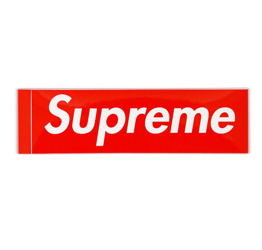 Supreme Box Logo Sticker (Red)