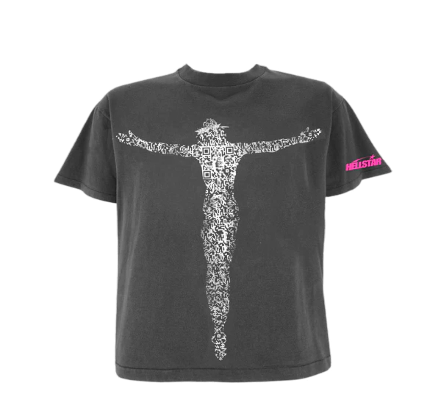 Hellstar "Qr Christ" Black Short Sleeve Tee